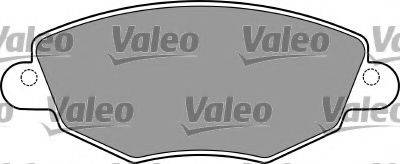 VALEO 597338 Комплект гальмівних колодок, дискове гальмо