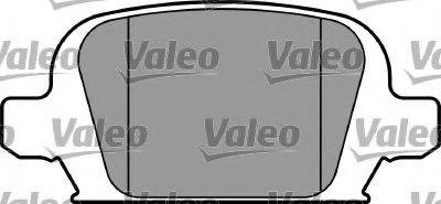 VALEO 597350 Комплект гальмівних колодок, дискове гальмо