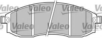 VALEO 597477 Комплект гальмівних колодок, дискове гальмо
