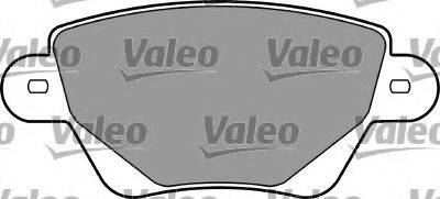 VALEO 597339 Комплект гальмівних колодок, дискове гальмо