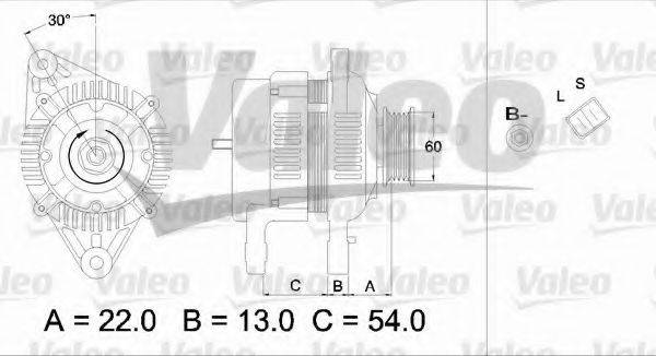 VALEO 437338 Генератор