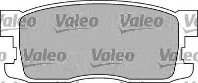 VALEO 551738 Комплект гальмівних колодок, дискове гальмо