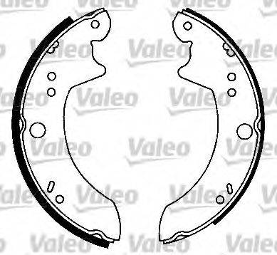 VALEO 553805 Комплект гальмівних колодок