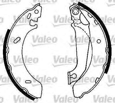 VALEO 554753 Комплект гальмівних колодок