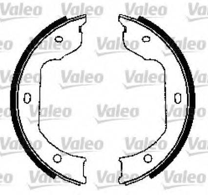 VALEO 562805 Комплект гальмівних колодок, стоянкова гальмівна система