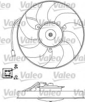 VALEO 696191 Вентилятор, охолодження двигуна
