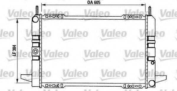 VALEO 730145 Радіатор, охолодження двигуна