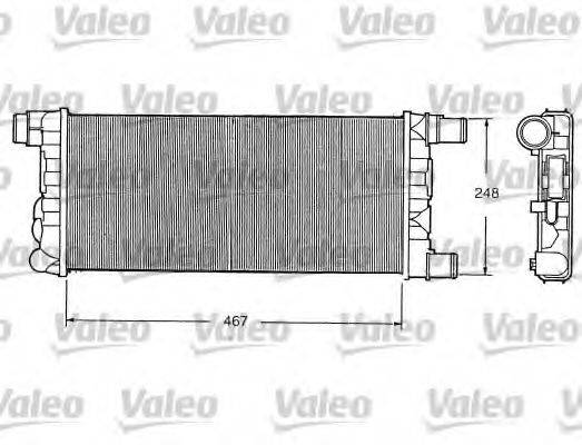 VALEO 730520 Радіатор, охолодження двигуна
