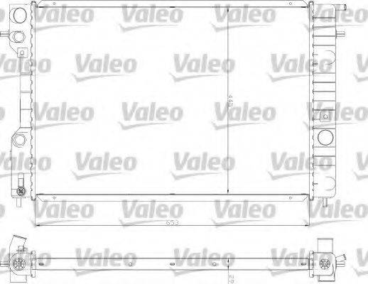VALEO 735065 Радіатор, охолодження двигуна
