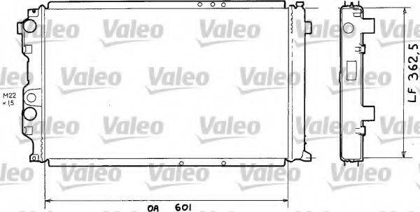 VALEO 810920 Радіатор, охолодження двигуна