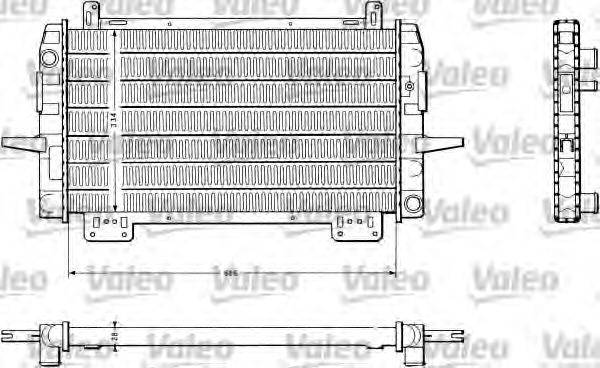 VALEO 811048 Радіатор, охолодження двигуна