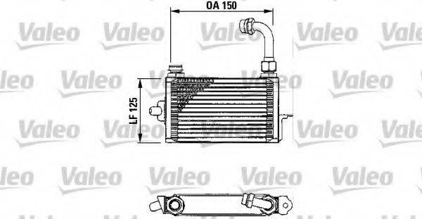 VALEO 816673 масляний радіатор, моторне масло