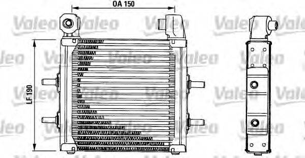 VALEO 816750 масляний радіатор, моторне масло