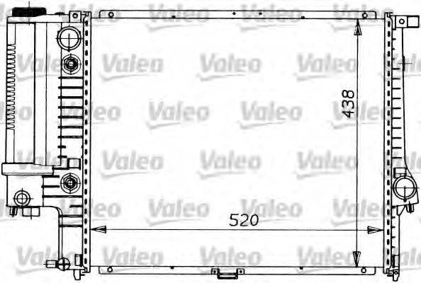 VALEO 819413 Радіатор, охолодження двигуна