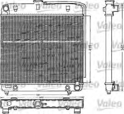 VALEO 883778 Радіатор, охолодження двигуна