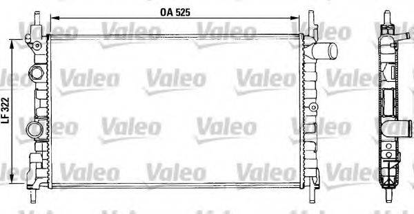VALEO 883880 Радіатор, охолодження двигуна
