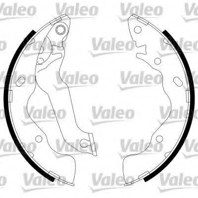 VALEO 564034 Комплект гальмівних колодок