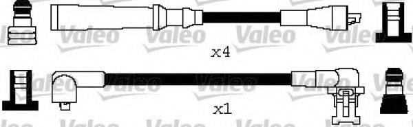 VALEO 346640 Комплект дротів запалювання
