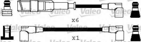VALEO 346570 Комплект дротів запалювання