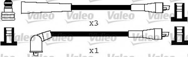 VALEO 346536 Комплект дротів запалювання