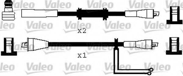 VALEO 346513 Комплект дротів запалювання