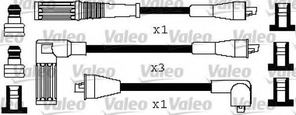 VALEO 346508 Комплект дротів запалювання