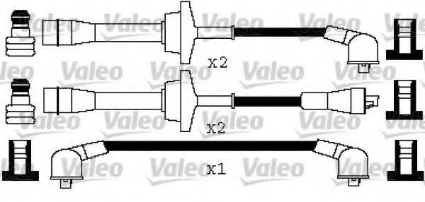VALEO 346439 Комплект дротів запалювання