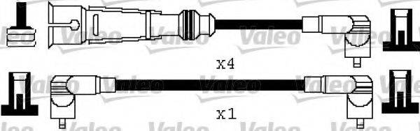 VALEO 346415 Комплект дротів запалювання