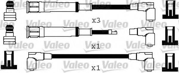 VALEO 346378 Комплект дротів запалювання