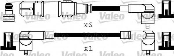 VALEO 346369 Комплект дротів запалювання