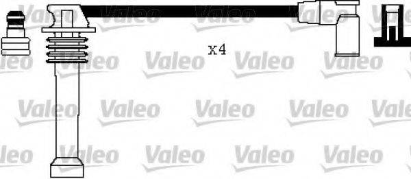 VALEO 346366 Комплект дротів запалювання