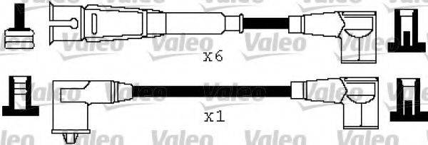 VALEO 346359 Комплект дротів запалювання
