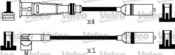 VALEO 346320 Комплект дротів запалювання