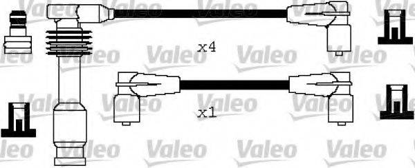 VALEO 346300 Комплект дротів запалювання