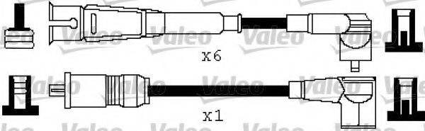 VALEO 346219 Комплект дротів запалювання