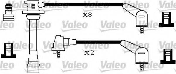 VALEO 346199 Комплект дротів запалювання