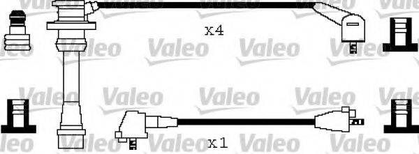 VALEO 346189 Комплект дротів запалювання