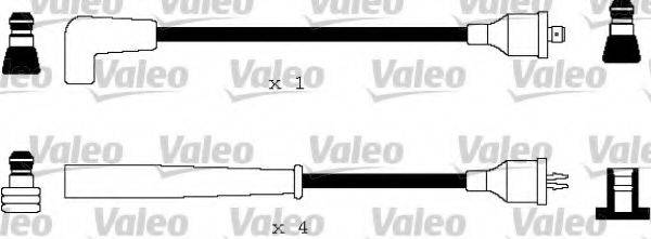 VALEO 346168 Комплект дротів запалювання