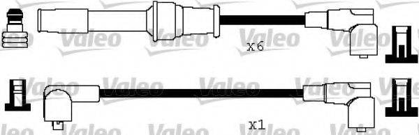 VALEO 346162 Комплект дротів запалювання