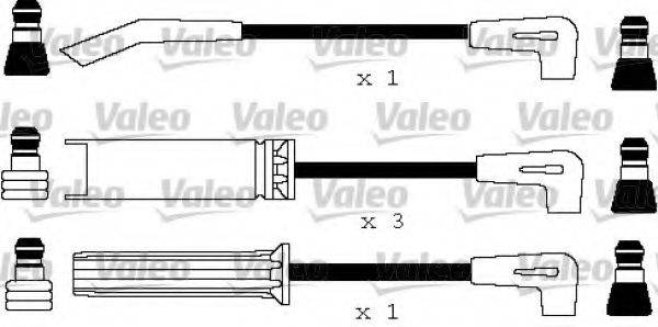 VALEO 346160 Комплект дротів запалювання