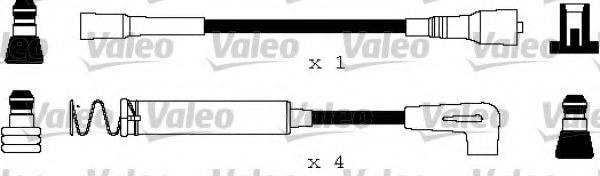 VALEO 346136 Комплект дротів запалювання
