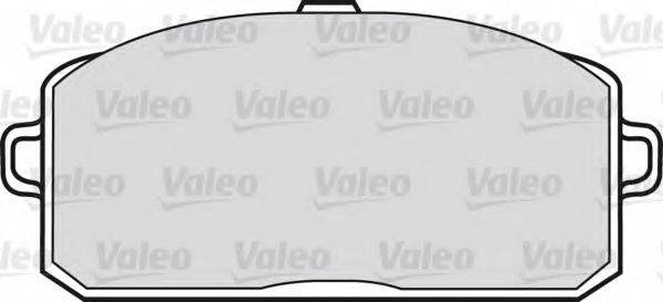 VALEO 551504 Комплект гальмівних колодок, дискове гальмо