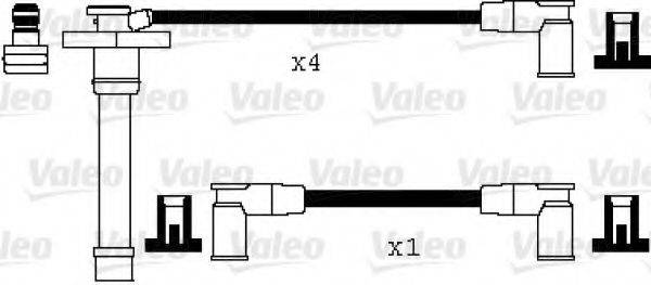 VALEO 346102 Комплект дротів запалювання