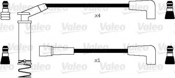 VALEO 346096 Комплект дротів запалювання