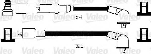 VALEO 346026 Комплект дротів запалювання