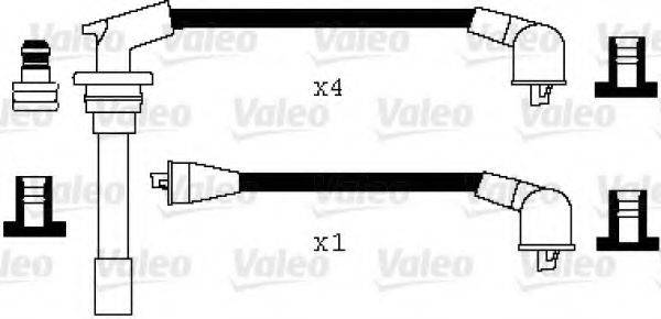 VALEO 346022 Комплект дротів запалювання
