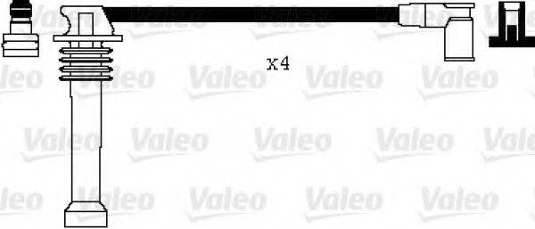 VALEO 346008 Комплект дротів запалювання
