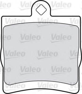 VALEO 598444 Комплект гальмівних колодок, дискове гальмо