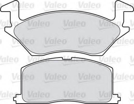 VALEO 598815 Комплект гальмівних колодок, дискове гальмо