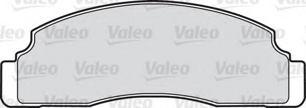 VALEO 598165 Комплект гальмівних колодок, дискове гальмо